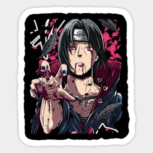 ITACHI UCHIHA MERCH VTG Sticker